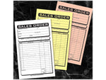 Cosco Business 3-Part Carbonless Sales Orders, 4.25" x 7.25", 50 Sets/Book (074018)