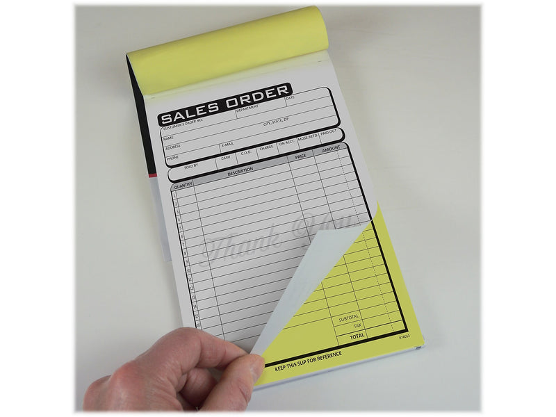 Cosco Business 2-Part Carbonless Sales Orders, 5.5" x 8.5", 50 Sets/Book (074013)