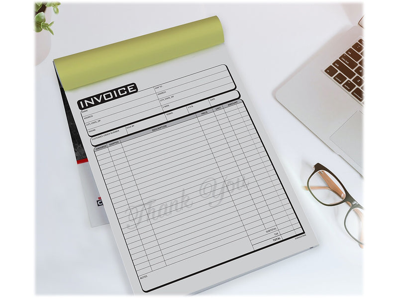 Cosco Business 2-Part Carbonless Invoices, 8.5" x 11", 50 Sets/Book (074005)