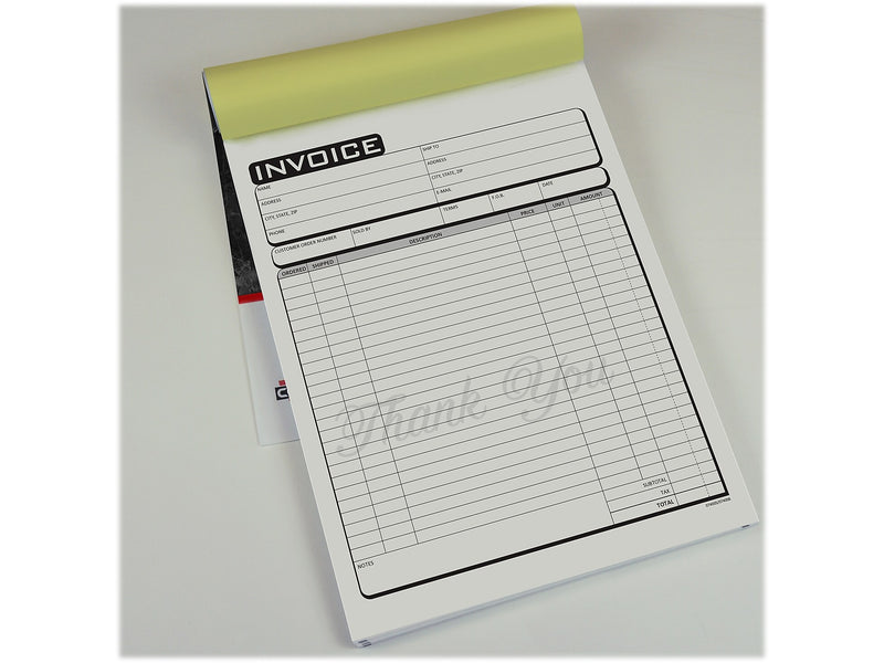Cosco Business 2-Part Carbonless Invoices, 8.5" x 11", 50 Sets/Book (074005)