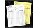 Cosco Artistic 2-Part Carbonless Invoices, 8.5" x 11", 50 Sets/Book (074003)