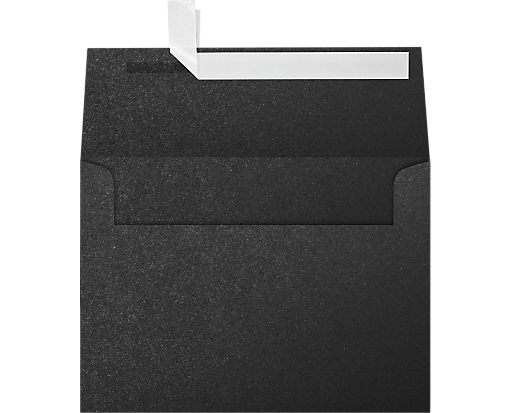 LUX Peel & Press A7 Invitation Envelopes, 5.25" x 7.25", Anthracite Metallic, 50/Box (5380-15-50)