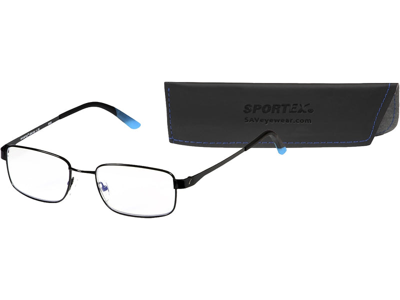 SAV Sportex +1.25 Blue Light Reading Glasses, Sport Blue (AR4148)