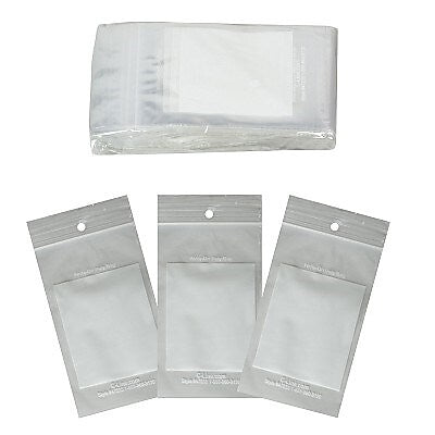 3" x 5" Reclosable Poly Bags, 2 Mil, Clear, 1000/Carton (47235)