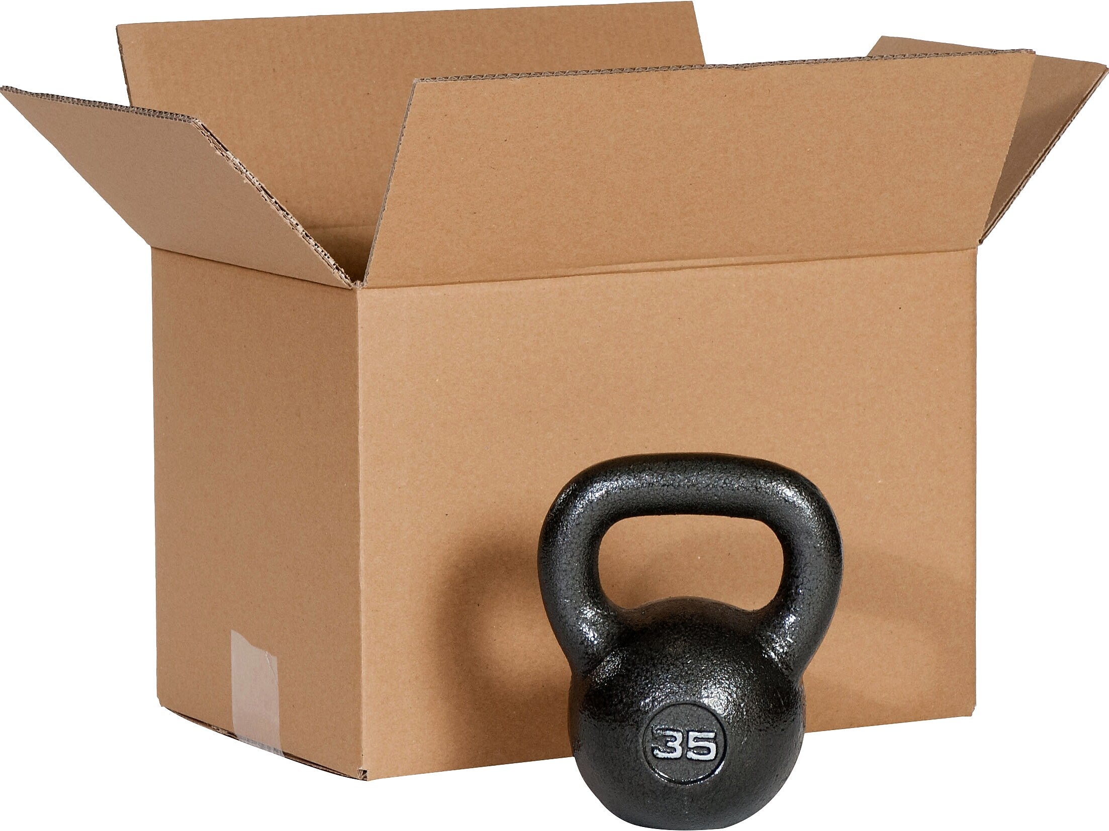 48" x 24" x 12" Heavy Duty, 48 ECT, Double Wall, Kraft, Shipping Box, 5/Bundle (BS482412HDDW)