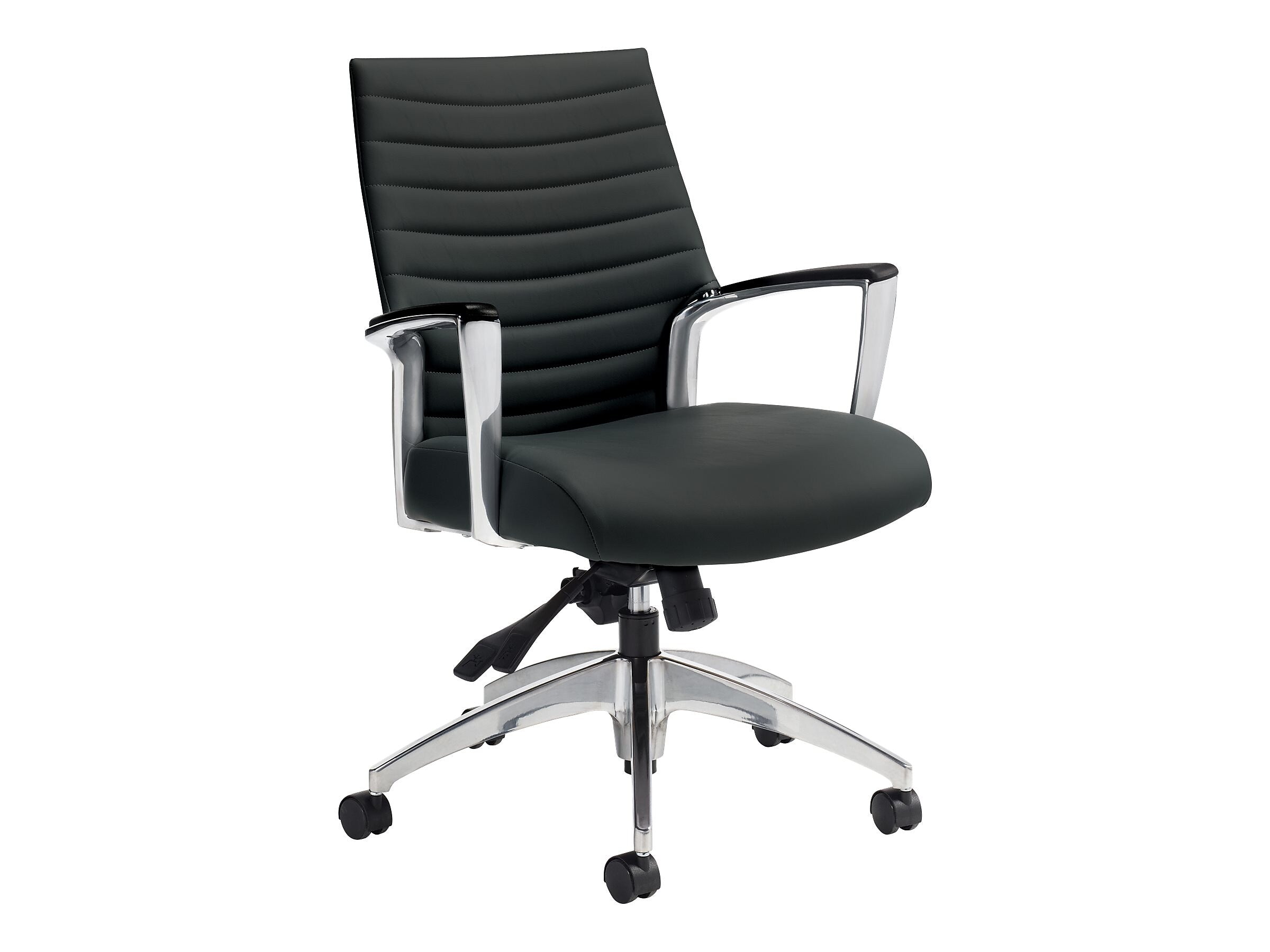 Global Accord Vinyl Executive Chair, Ink Black (26714ALA16F)