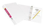 Avery Mini 1" 3-Ring View Binder, White (17116)