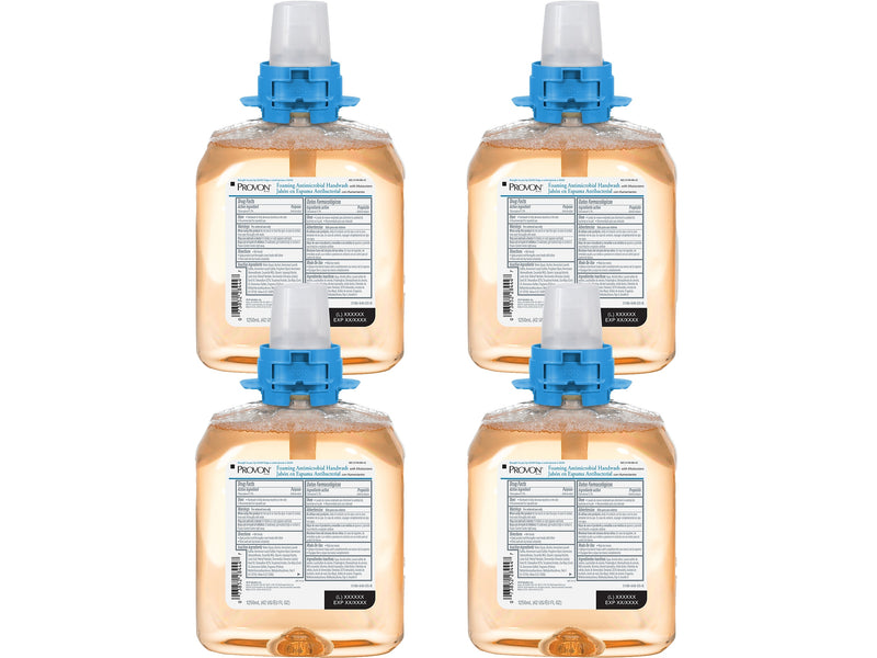 PROVON Foaming Hand Soap Refill for FMX12 Dispenser, Clean Scent, 1250 ml., 4/Carton (5186-04)