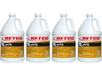 Betco pH7Q Disinfectant Liquid Bottle, Pleasant Lemon Scent, 128 oz., 4/Carton (3160400)