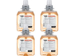 GOJO Luxury Antibacterial Foaming Hand Soap Refill for FMX12 Dispenser, Fresh Fruit Scent, 1250 ml., 4/Carton (5162-04)