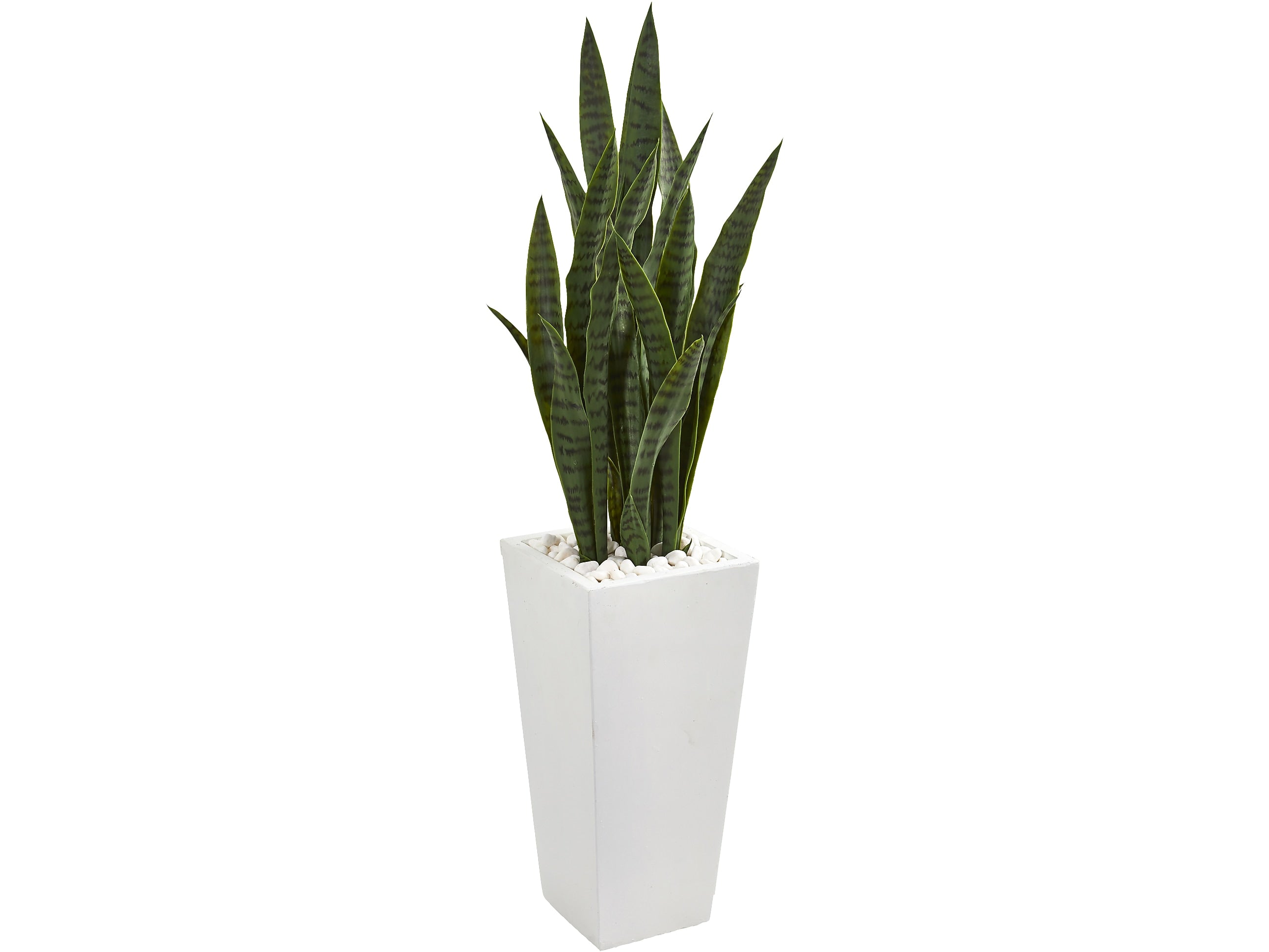 Nearly Natural Sansevieria in Planter (9639)