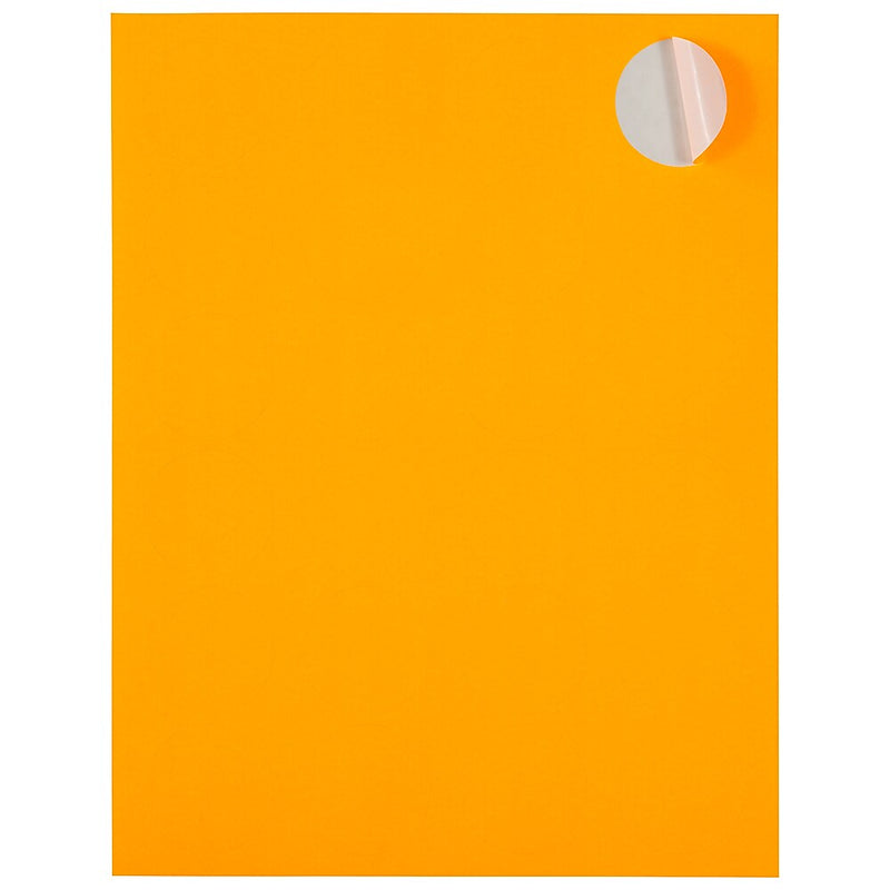 JAM Paper Round Label Sticker Seals, 1 2/3" Diameter, Neon Orange, 24 Labels/Sheet, 5 Sheets/Pack (354329580)