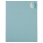 JAM Paper Round Label Sticker Seals, 1 2/3", Baby Blue, 24 Labels/Sheet, 5 Sheets/Pack (40528290)