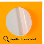 JAM Paper Round Label Sticker Seals, 1 2/3" Diameter, Neon Orange, 24 Labels/Sheet, 5 Sheets/Pack (354329580)