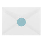 JAM Paper Round Label Sticker Seals, 1 2/3", Baby Blue, 24 Labels/Sheet, 5 Sheets/Pack (40528290)