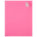 JAM Paper Circle Round Label Seals, 1 2/3" Diameter, Ultra Pink, 24 Labels/Sheet, 5 Sheets/Pack (147627062)