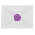 JAM Paper Circle Round Label Seals, 1 2/3" Diameter, Violet Purple, 24 Labels/Sheet, 5 Sheets/Pack (147627058)