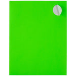JAM Paper Round Label Sticker Seals, 1 2/3" Diameter, Neon Green, 24 Labels/Sheet, 5 Sheets/Pack (354329583)