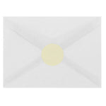 JAM Paper Round Label Sticker Seals, 1 2/3" Diameter, Ivory, 24 Labels/Sheet, 5 Sheets/Pack (147627045)
