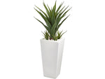 Nearly Natural Spiky Agave Plant in Planter (9641)