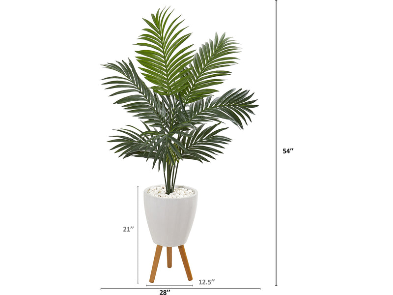 Nearly Natural Kentia Palm in Planter (9837)