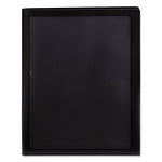 Smead Frame View Poly 2-Pocket Presentation Folder, Black, 5/Box (87705)