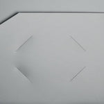 JAM Paper Heavy Duty 2-Pocket Plastic Folders, Silver, 6/Pack (383HSIA)