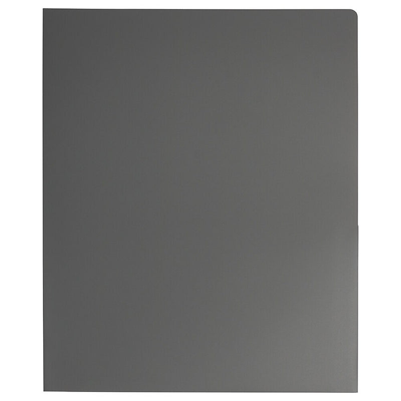 JAM Paper Heavy Duty 2-Pocket Folders, Grey, 6/Pack (383HGYA)