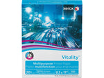 Xerox Vitality 8.5" x 11" Multipurpose Paper, 20 lbs., 92 Brightness, 500 Sheets/Ream (3R02047PY)