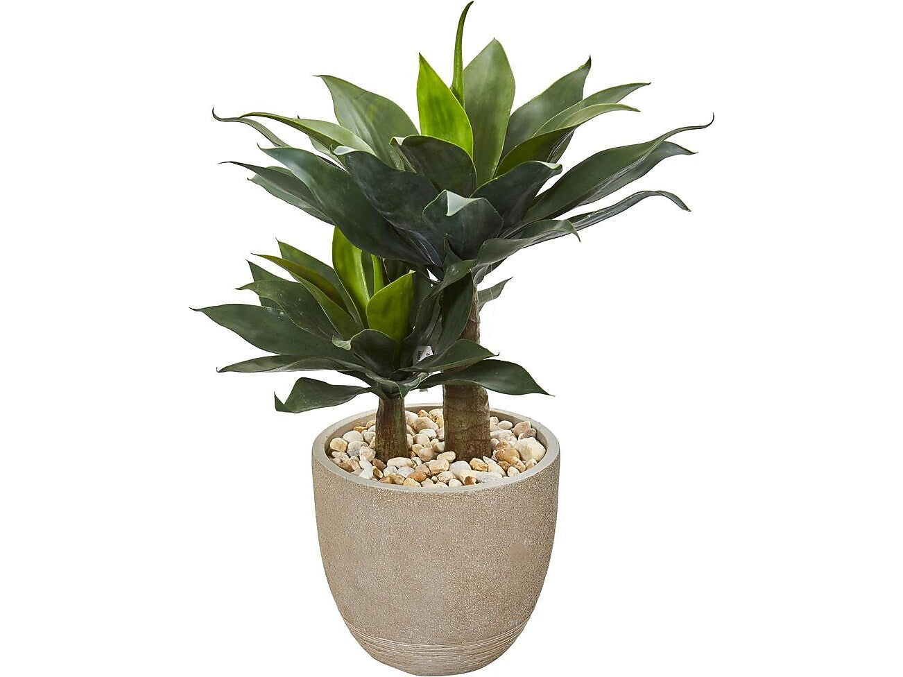 Nearly Natural Agave Succulent Plant in Pot (9521)