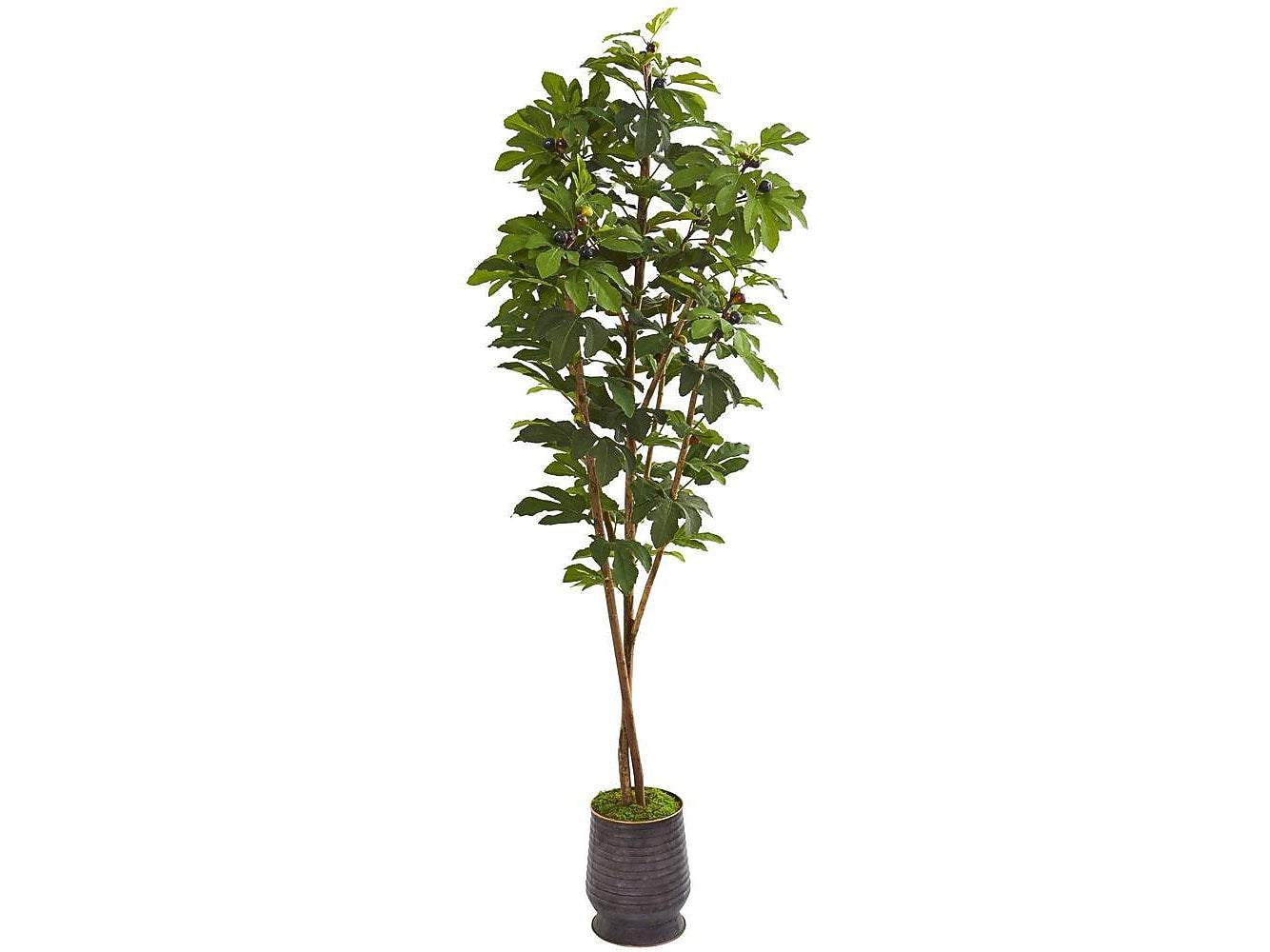 Nearly Natural Fig Tree in Planter (9673)