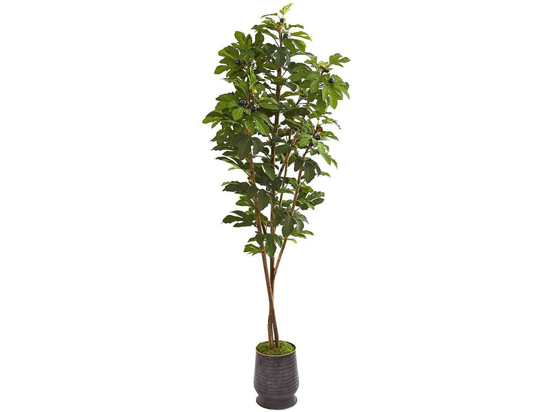 Nearly Natural Fig Tree in Planter (9673)