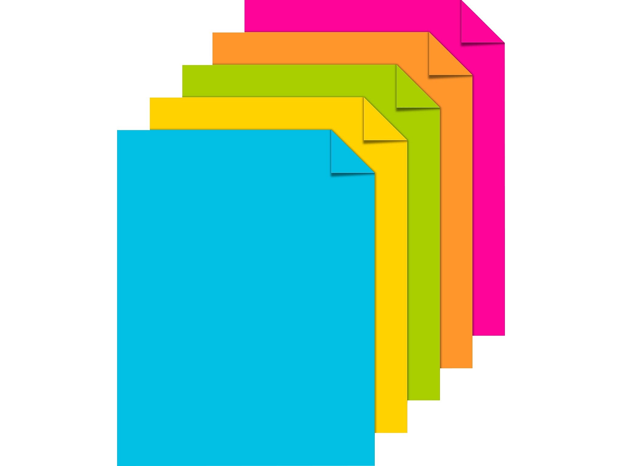 Astrobrights 65 lb. Cardstock Paper, 8.5" x 11", Bright Assortment, 250 Sheets/Pack (99904)