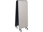 AmTab Mobile Rectangular Shape Table, 30" x 145", Gray Nebula (QUICK-MT12-GNBB)