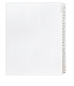 Avery Legal Pre-Printed Paper Divider Collated Set, 76-100 Tabs, White, Allstate Style, Letter Size (01704)