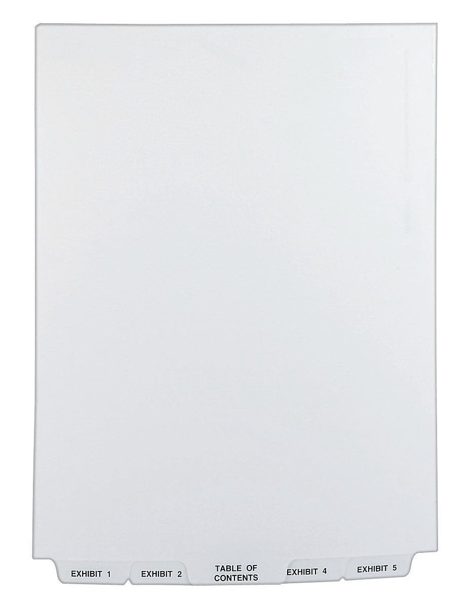 Avery Premium Collated Legal Paper Dividers, 1-25 & Table of Content Tabs, White, Avery Style, Letter Size, Bottom Tab (11378)