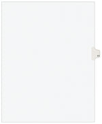 Avery Legal Pre-Printed Paper Dividers, Side Tab #11, White, Avery Style, Letter Size, 25/Pack (11921)