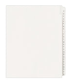 Avery Legal Pre-Printed Paper Divider Collated Set, A-Z Tabs, White, Allstate Style, Letter Size  (01700)