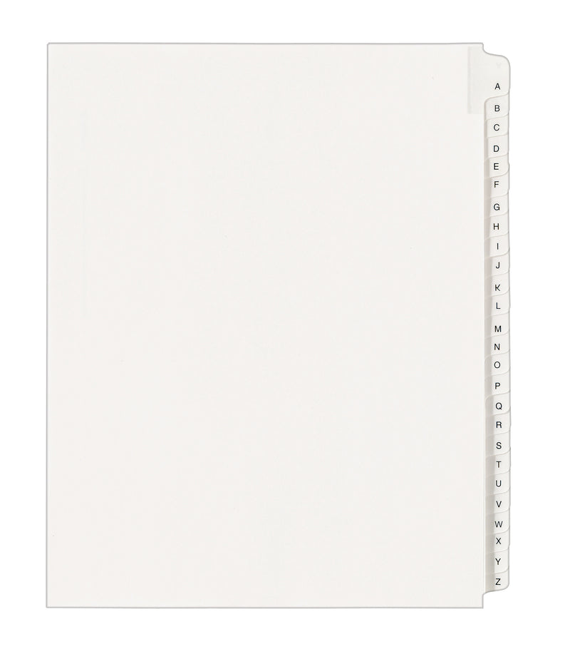 Avery Legal Pre-Printed Paper Divider Collated Set, A-Z Tabs, White, Allstate Style, Letter Size  (01700)