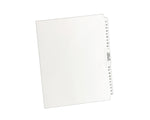 Avery Premium Collated Legal Paper Dividers, 51-75 & Table of Content Tabs, White, Avery Style, Letter Size (11396)