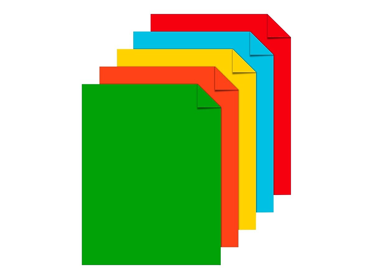 Astrobrights 65 lb. Cardstock Paper, 8.5" x 11", Eco Assortment, 250 Sheets/Pack (98853)