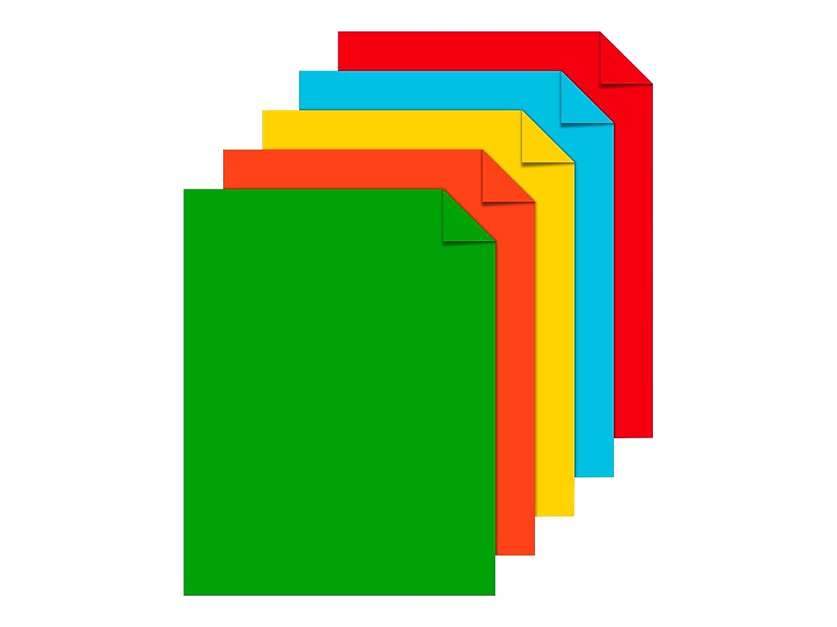 Astrobrights 65 lb. Cardstock Paper, 8.5" x 11", Eco Assortment, 250 Sheets/Pack (98853)