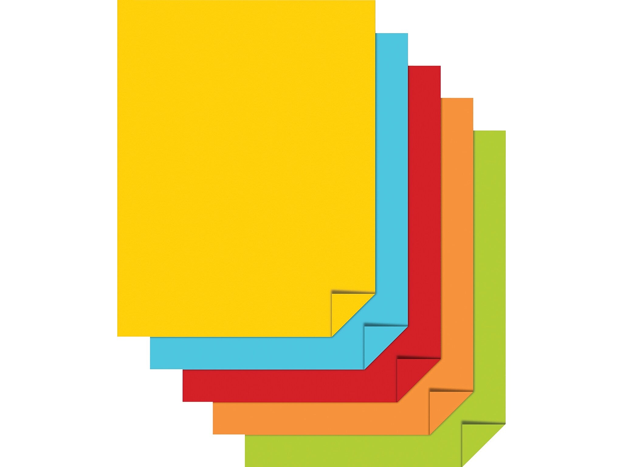 Astrobrights Colored Paper, 24 lbs., 8.5" x 11", Assorted Everyday Colors, 500 Sheets/Ream (99743-01
