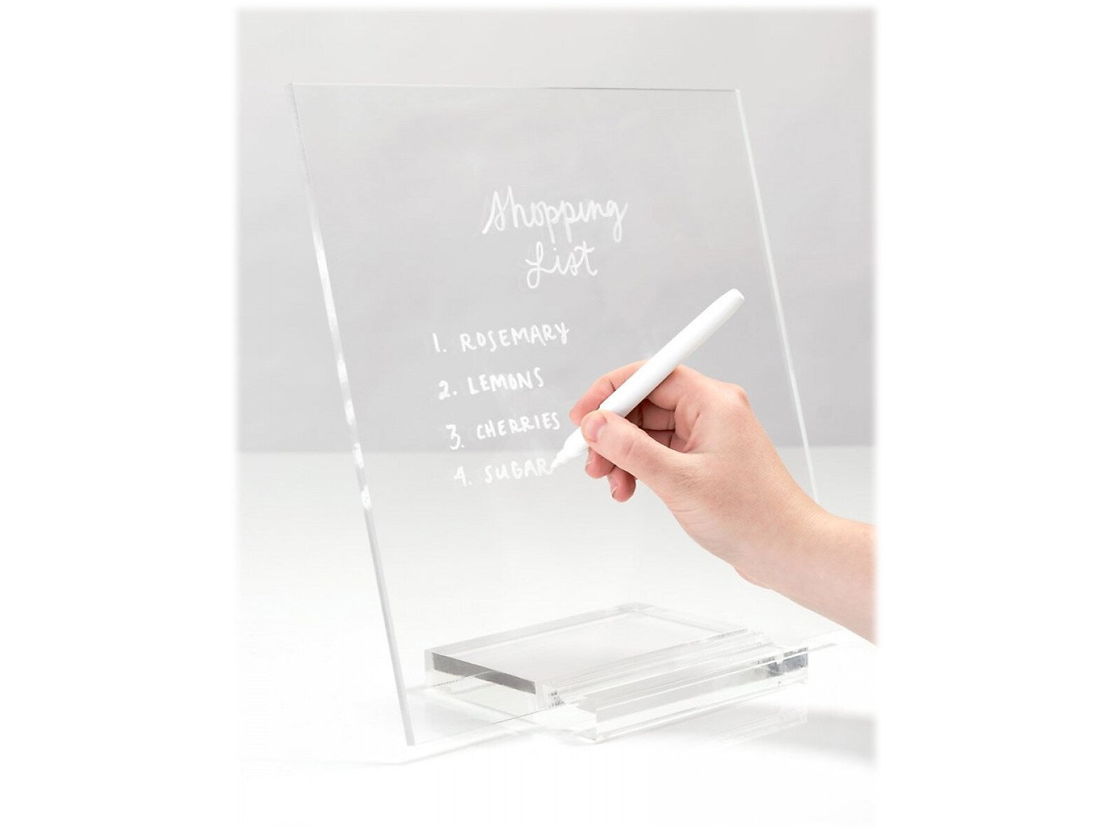 Russell+Hazel Acrylic Bloc Collection Plastic Document Stand with Lip, Clear (31384)