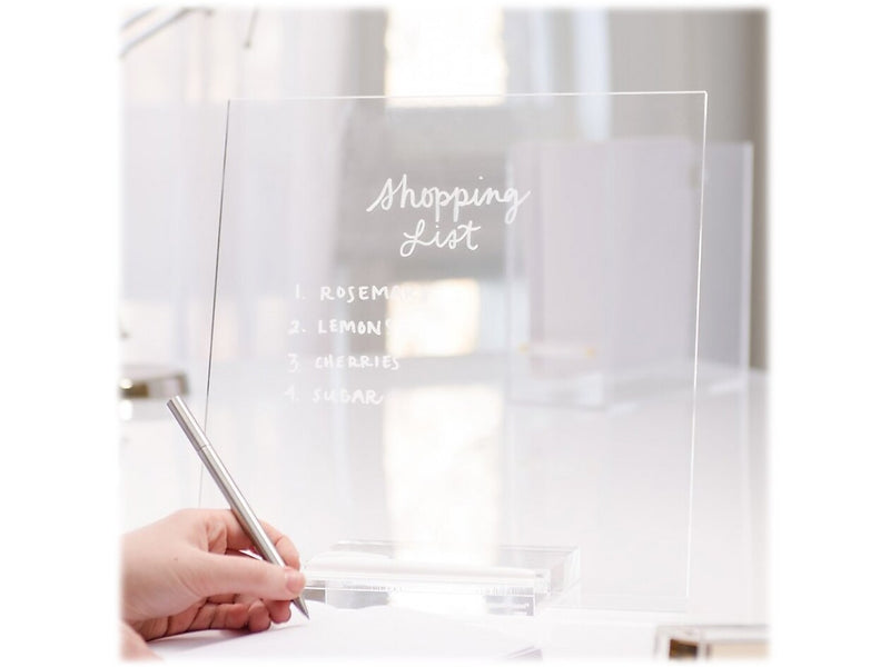 Russell+Hazel Acrylic Bloc Collection Plastic Document Stand with Lip, Clear (31384)