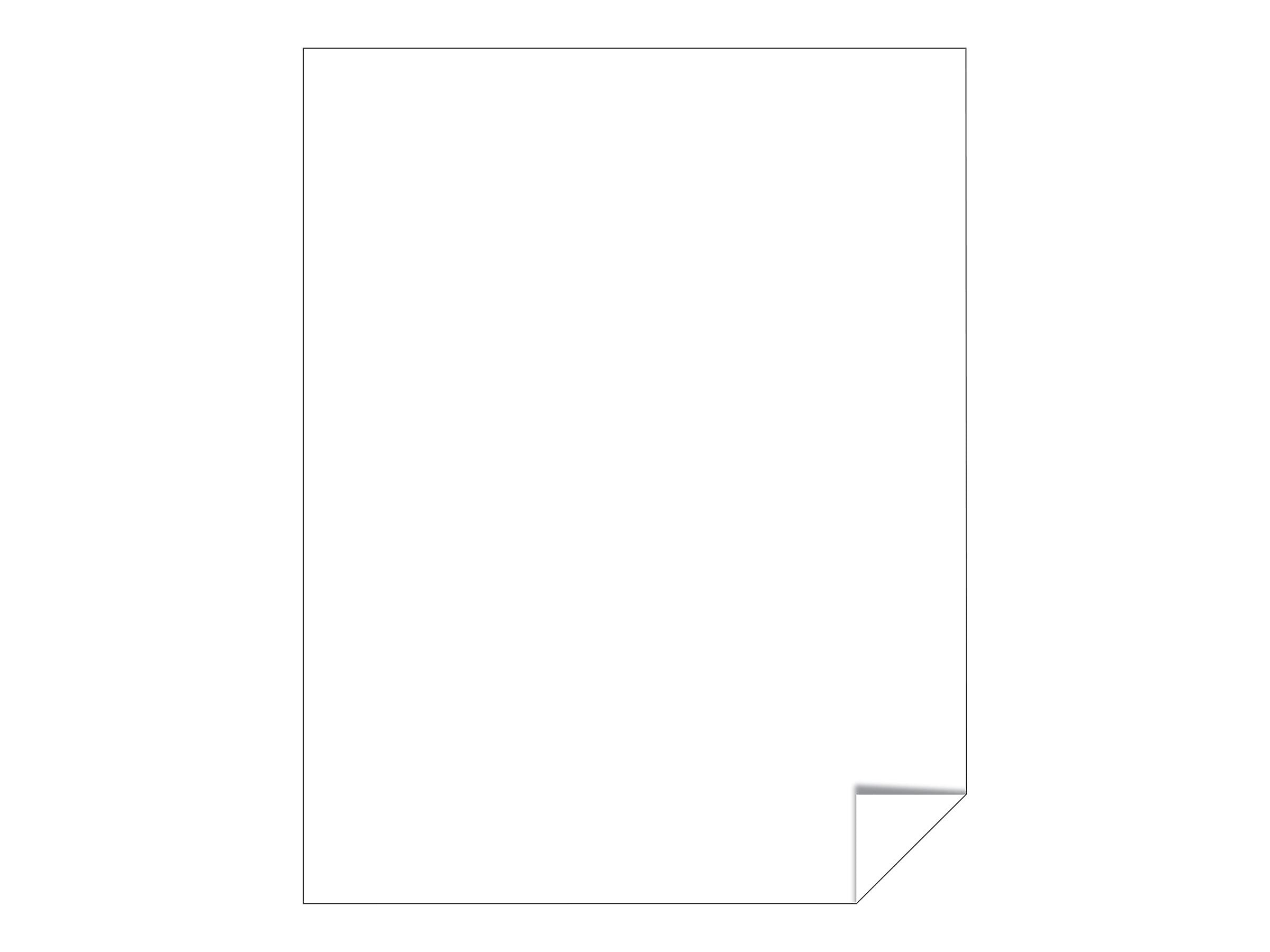 Astrobrights Astrodesigns Inkjet/Laser Sticker Paper Labels, 8 1/2" x 11", Matte White, 15 Sheets/Pack (91296-01)