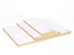 Russell+Hazel In Due Time Notepads, White/Gold, 80 Sheets/Pad, 3 Pads/Set (27619)