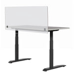 Safco Surface Mount Sneeze Guard, 23.5"H x 59.5"W, Frosted Acrylic (7515FR)