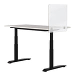 Safco Surface Mount Sneeze Guard, 23.5"H x 23.5"W, Frosted Acrylic (7517FR)