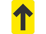 National Marker Walk-On™ Floor Decal, Arrow, 6" x 4", Yellow, 10 (WFS85YL)